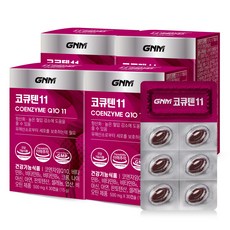 GNM자연의품격 코큐텐11 코엔자임Q10 11, 30정, 4박스