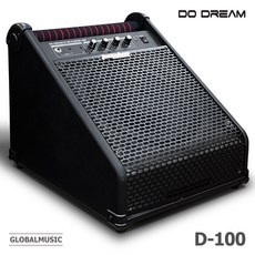 두드림 멀티 앰프 D100 전자드럼 키보드 신디사이저 버스킹앰프 스마트폰연결 40W
