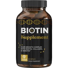 Thickening Hair Growth Supplement for Men Biotin and Collagen with Loss Vitamins Minerals & Herbal D