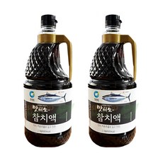 데일즈기획 대상 청정원 맛선생 참치액, 2.1L, 2개