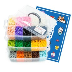 디폼블럭 1cm 5300pcs 세트 도안책 제공, 단품, 1개