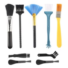 차량용 휴대용 면도기 10/1Pcs 컴퓨터 PC 키보드에 대 한 정전기 방지 먼지 브러쉬 노트북 청소 키트 작은 공간 자동차 인테리어 클리너 4931EA63, 02 10Pcs Brush