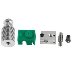 [해외] 업그레이드 히트 싱크 압출기 라디에이터 MK3 HOTEND 1.75MM 직접 및 보우 덴 ( 엔드 블록 포함) PT1 PRUSA I3 MK3 용 V6 노즐, 상세내용표시