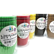 핀란드/사각/노르딕 색지 머핀컵 (200매), L7110006 노르딕 머핀컵 55mm 브라운 200매, 1개