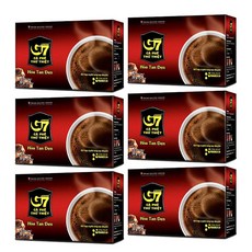 G7 블랙커피 15T(내수용) 인스턴트 아이스 커피, 2g, 15개입, 6개