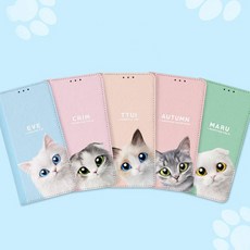 [Hidi] 갤럭시S6엣지플러스 (G928) / 에코 슈가캣 월렛 플립 케이스, 03렉돌뚜이_28506010, 선택옵션