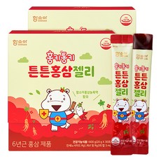 함소아 홍키통키 유아용 튼튼 홍삼젤리, 600g, 2박스