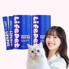 라이프펫 고양이 호흡기&헤어볼 영양제 브레스&헤어볼 420g x 2박스, 상세 설명 참조, 2개