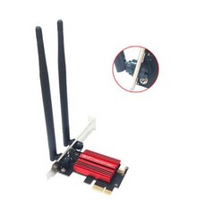 듀얼 밴드 기가비트 PCI-E 무선 네트워크 카드 블루투스 호환 BT4.0 와이파이 어댑터 카드 PC 데스, 2.Type A with Heatsink, 1개