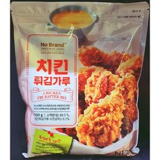 [뚜니스] 노브랜드 치킨 튀김 가루 500g 닭튀김가루 파우터 옥수수 전분
