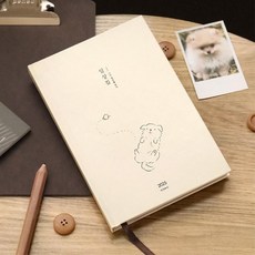 [아페페] 고급 양장제본 2025 다이어리 데일리 일러스트 일상집 일기장 130x193mm C_76454, 1개