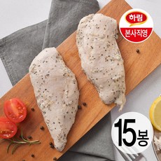[본사직영]하림이닭 저염닭가슴살 블랙페퍼 100g 15팩, 하림이닭 저염닭가슴살 블랙페퍼 100g 15팩, 100