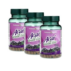 홀랜드앤바렛 아사이 위드 그린티 1500mg 타블렛 Holland & Barrett Acai with Green Tea, 3개, 120정