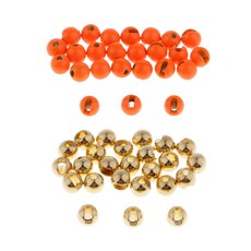 ZLD 50pcs 2.8mm 슬롯 비즈 텅스텐 플라이 매는 비드-송어 / 연어 파리