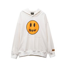 Drew 드류 저스틴 비버와 같은 하우스 클래식 스마일 라운드 맨투맨 남녀 팝 커플 포고 스트리트