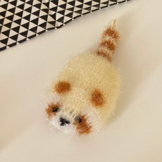 의정부 할머니 손뜨개 라쿤수세미 너구리수세미 핸드메이드 3p set, 3p set_11.5x13.5cm