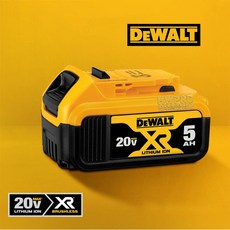 디월트 20V MAX 5.0Ah 리튬이온 배터리 DCB184, 1개