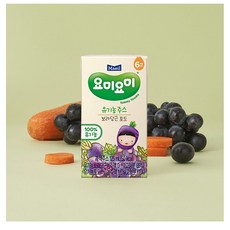 요미요미 주스 보라당근포도 125ml, 48개