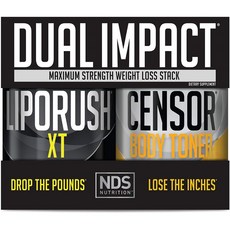 NDS Nutrition Maximum Strength Dual Impact Stack-심각한 결과를 위해 Teacrine L-Carnitine CLA로, 1