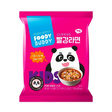 하림 푸디버디빨강라면봉지, 84g, 2개