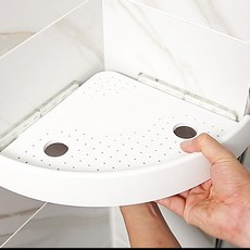 고려생활건강 버티고 선반 욕실선반 코너 주방 수납 화장실, 1Ea, 버티고선반