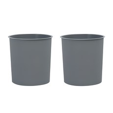 OLIVING 垃圾桶 6L S號, 灰色, 2入