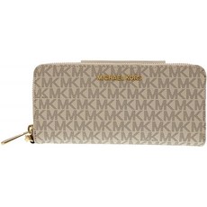 Michael Kors Jet 세트 여행용 지갑 바닐라 / 도토리