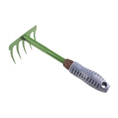 GHSHOP 긴 인체 공학적 손잡이 잡초 잡초 정원 잡초 잡초 잡초 잡초 도구 도구 도구를 심기위한 잎 갈퀴 잡초 풀러 도구, 길이 26.5cm, 녹색, 1개