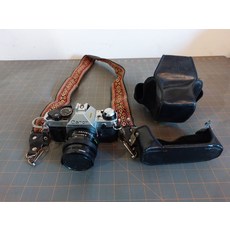캐논 AE-1 PROGRAM 카메라 FD 50MM 1:18 렌즈 가죽 케이스, 1개