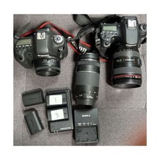 캐논 EOS 70D DSLR & 6D 카메라 (렌즈 3개 포함)
