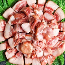 국내산 한돈 돼지 특수부위 뒷고기 목덜미살 500g (두께선택), 2.5cm, 1개