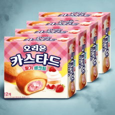 오리온카스타드 딸기생크림 276g 12개 x 4상자, 카스타드 딸기생크림 12개 x 4상자