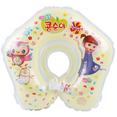 콩순이 세이프링 목튜브, 혼합 색상, 3개