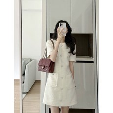 [플레르] lavyi 트위드 스프링 원피스 드레스