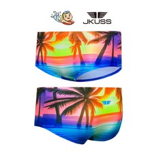 제이커스 남자 실내 수영복 JG6MNS0816 와이키키 쇼터 남성 숏사각 수영복