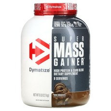 다이마타이즈 슈퍼 매스 게이너 (Super Mass Gainer) 리치 초콜릿 6 파운드 (2.7kg)