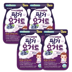 아이배냇 베베 핑거요거트 4종 세트 7개월부터, 블루베리4개, 20g, 4개