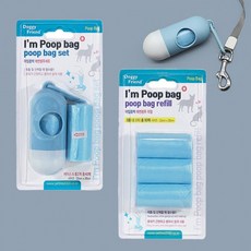 [10개] 휴대용케이스 아임풉 리필60매 뽑아쓰는 배변봉투40매, 상세페이지 참조