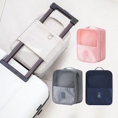 신발가방 신발주머니 실내화 여행용 파우치 (보리별) 3단 슈즈백 메쉬 신발 주머니