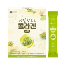 레알 청포도 콜라겐 젤리 스틱, 30포, 20g