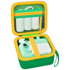 용 즉석 카메라와 호환 가능한 카메라 케이스 디지털 비디오 카메라 보관 거치대 가방 카메라, green, 1개