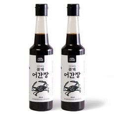 시장쏙 프리미엄 국산 꽃게 어간장, 500ml, 2개