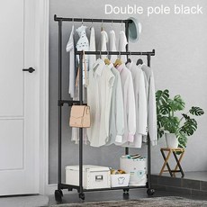 건조 모자 랙 신발 바닥 휴대용 의류 가정용 및 발코니 보관 간단한, Black, 1개