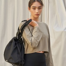 스컬피그 코지 크롭 커버업 애쉬카키 SA6361