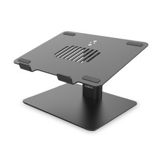 로베코 NS-2 노트북 거치대 스탠드 높이조절 알루미늄 맥북 받침대, 블랙