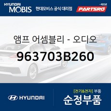 앰프-오디오 (963703B260)-현대모비스 부품 공식대리점 온라인쇼핑몰 파츠로 에쿠스