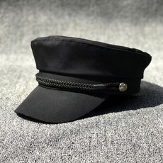 101334 스냅백 봄여름 빈티지 블랙 팔각모 활용성굿 잉글리시 해군모 빵모자
