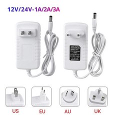 스위칭 전원 공급 장치 볼트 변압기 스트립 어댑터 소스 미국 영국, 24V 2A US, 1개