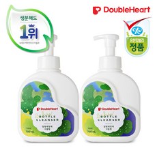 더블하트 [1+1]젖병세정제 거품형(용기)700ml+700ml, 기타, 단일상품, 기타