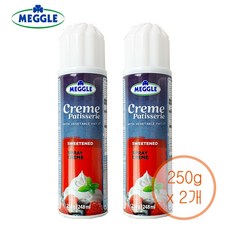 메글레 식물성 휘핑크림 250g, 2개